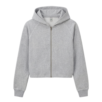 Women’s organic cropped hoodie