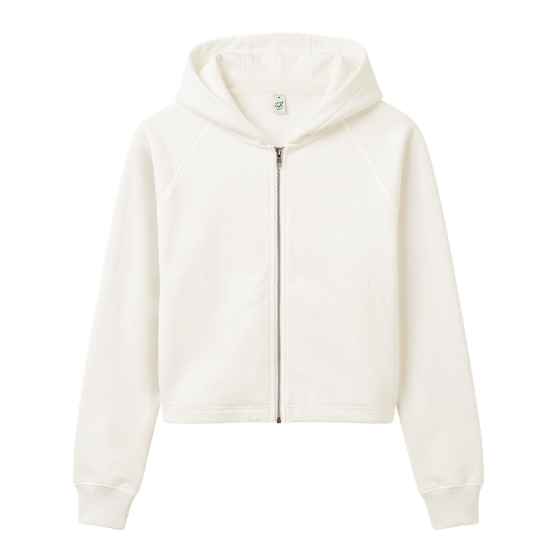 Women’s organic cropped hoodie