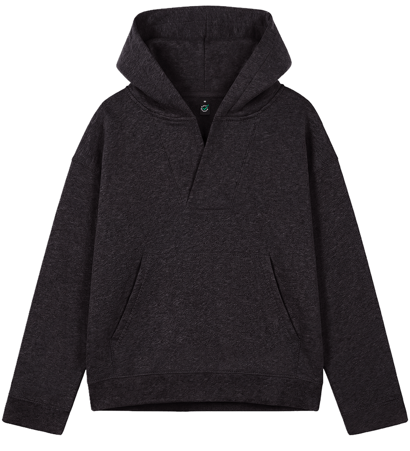 Women’s organic v-neck hoodie