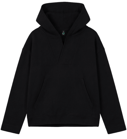 Women’s organic v-neck hoodie