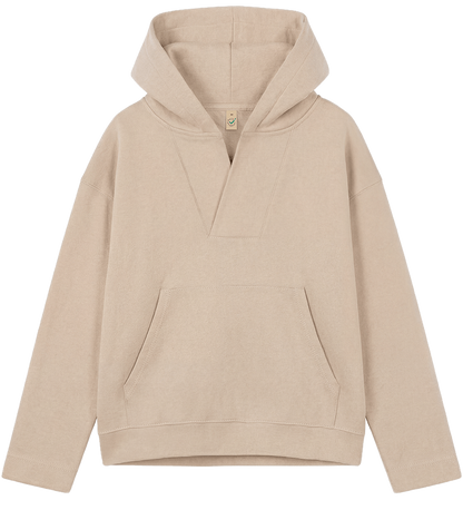 Women’s organic v-neck hoodie