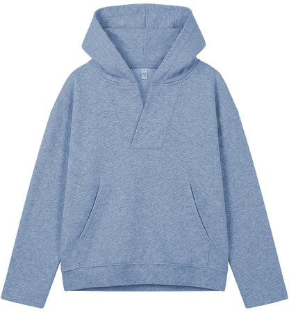 Women’s organic v-neck hoodie