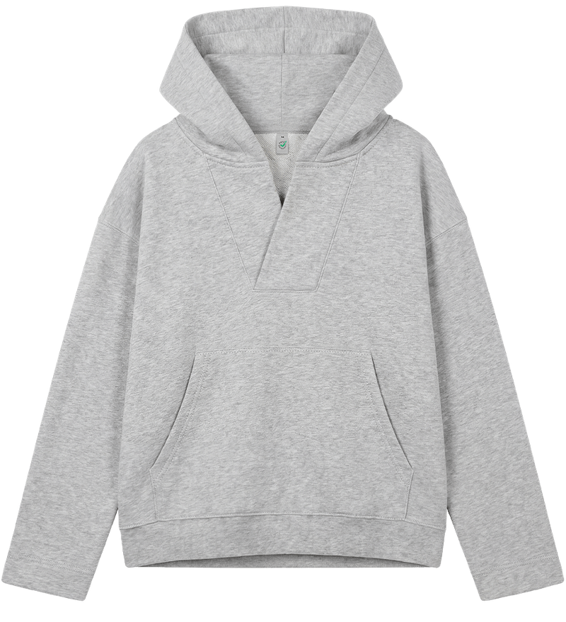 Women’s organic v-neck hoodie