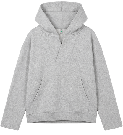 Women’s organic v-neck hoodie