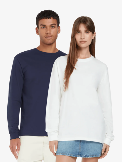 Heavyweight long sleeve organic t-shirt