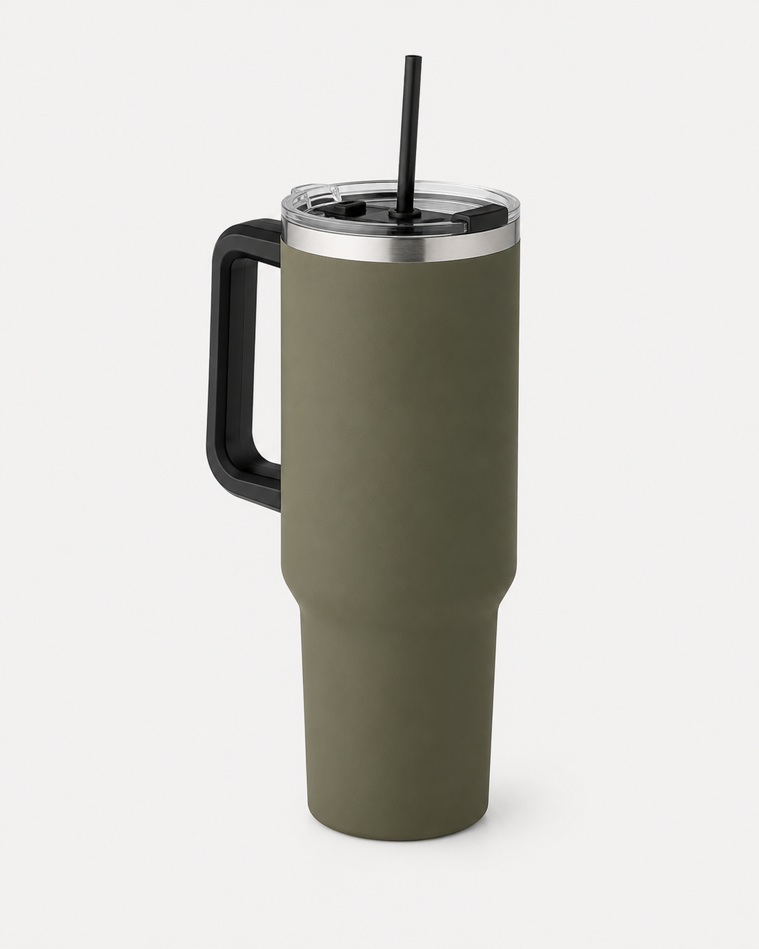 Recycled Stainless Steel Tumbler With Straw