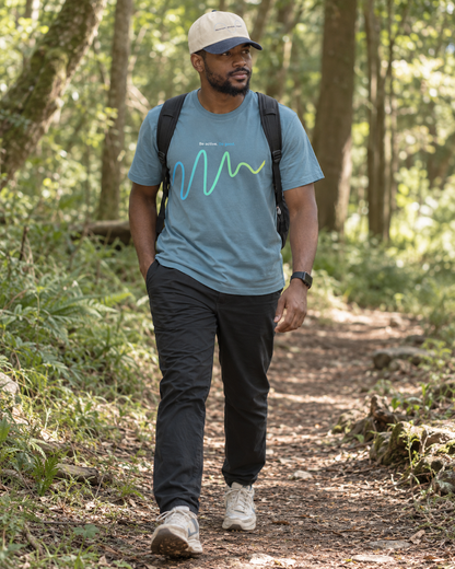 Active Giving T-shirt - Blue Dusk