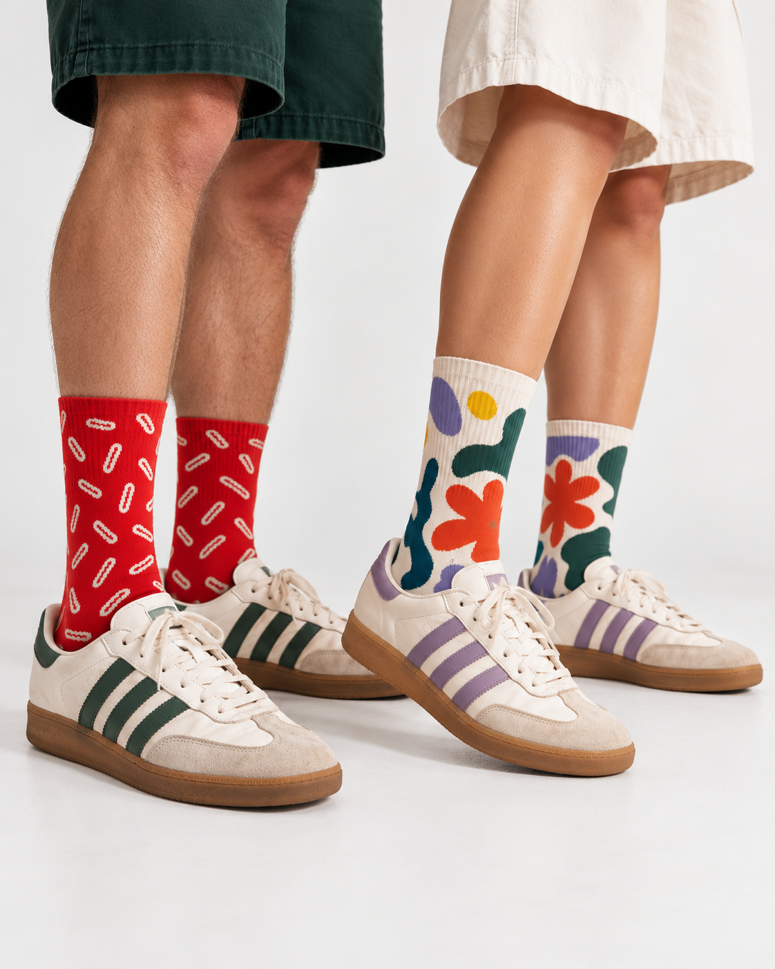 Fully Custom Knitted Organic Socks