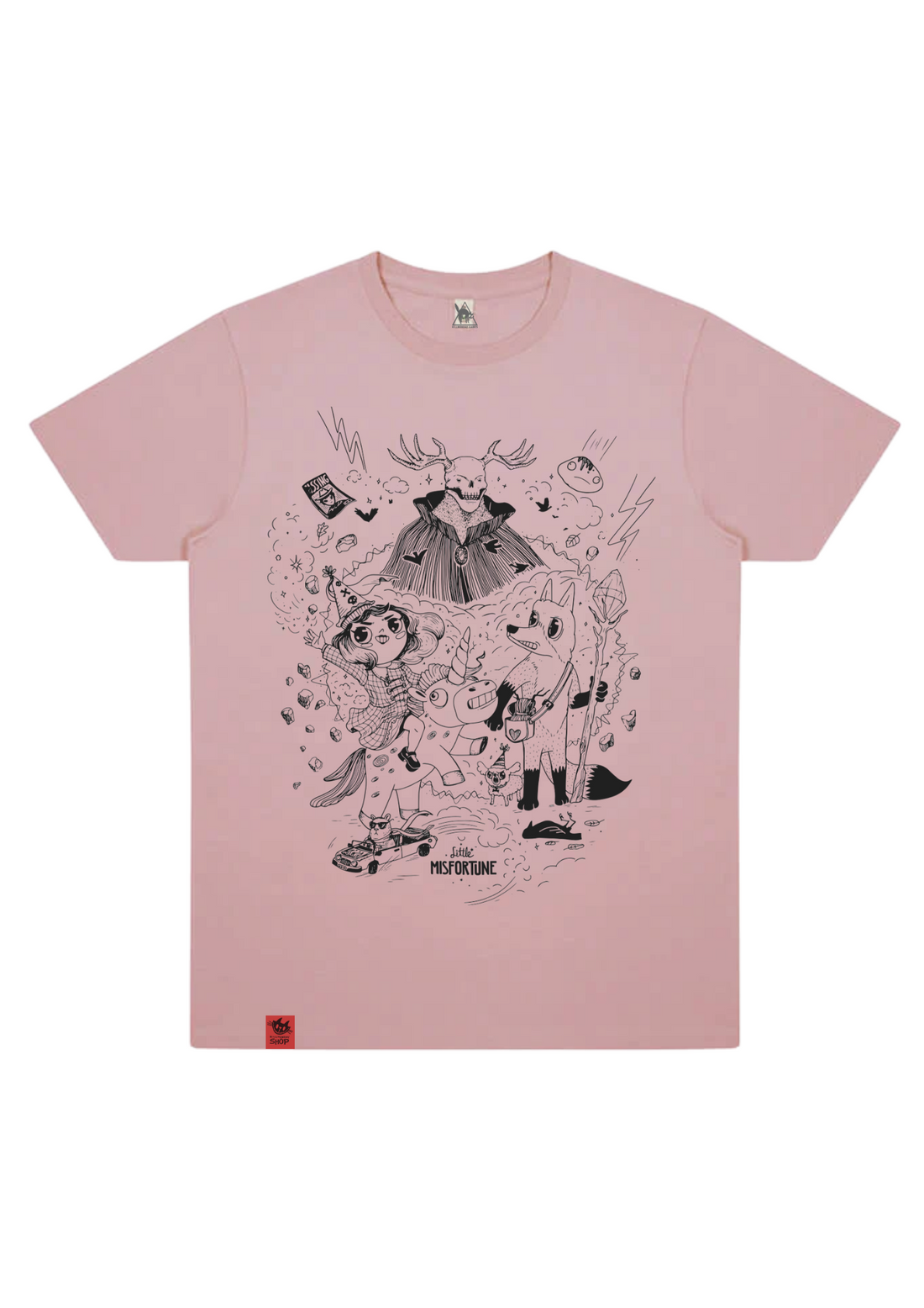 Little Misfortune Miami Pink T-shirt