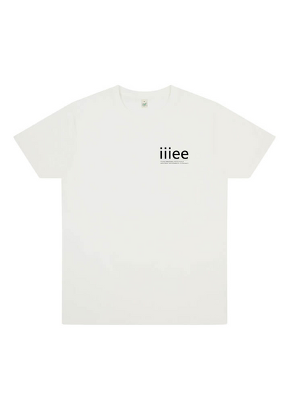 iiiee faded white t-shirt