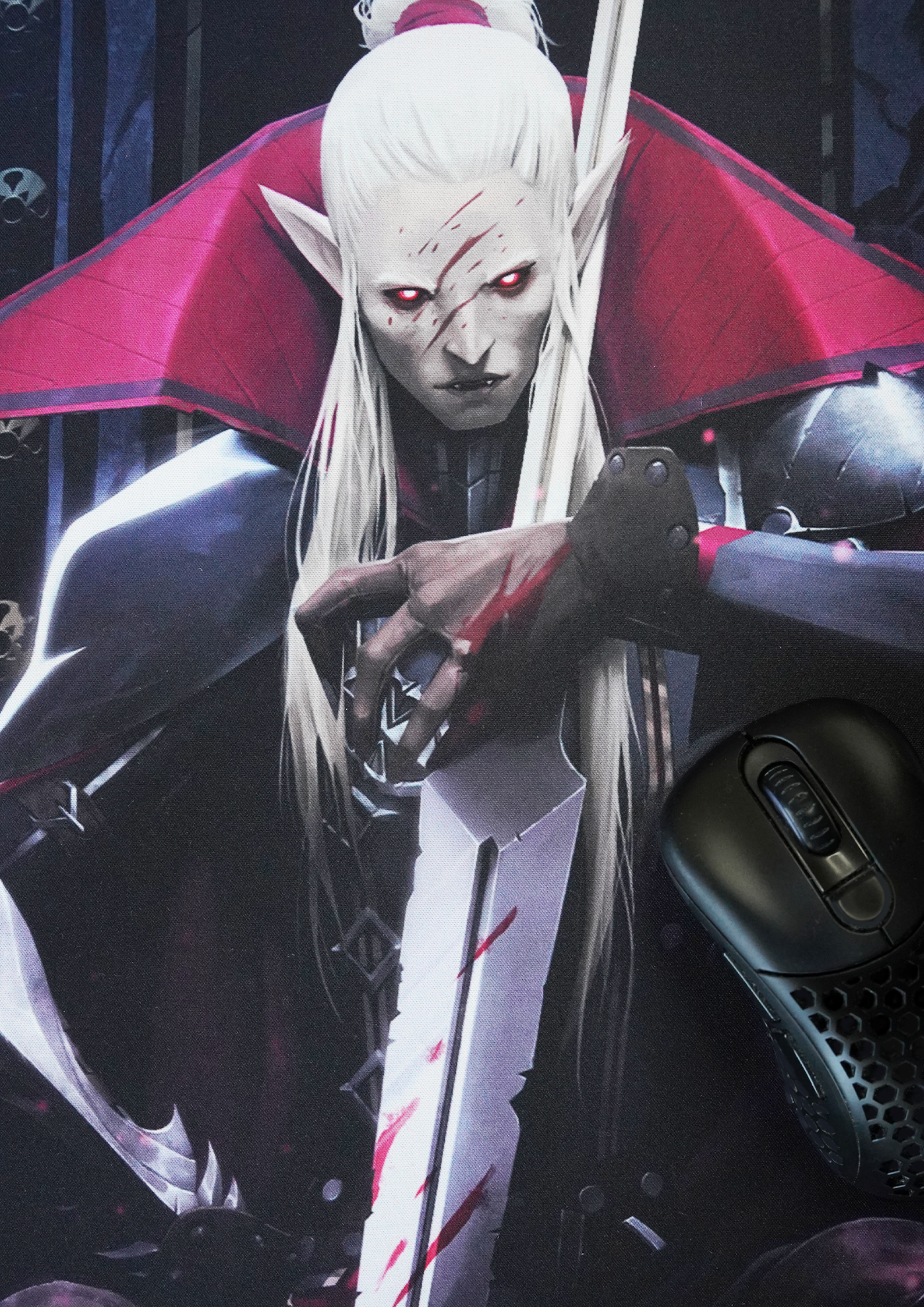 Male Vampire Throne XL Mousepad