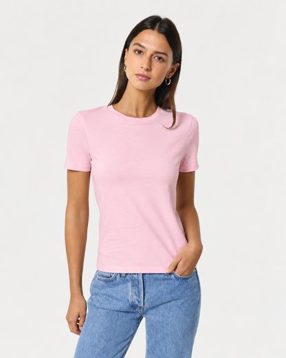 Women’s Fitted Cropped Organic T-Shirt