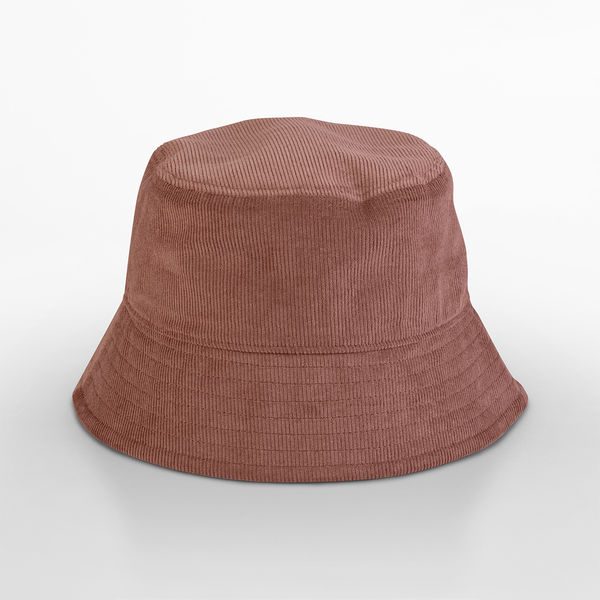 Organic cord bucket hat