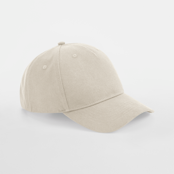 Organic five panel cap