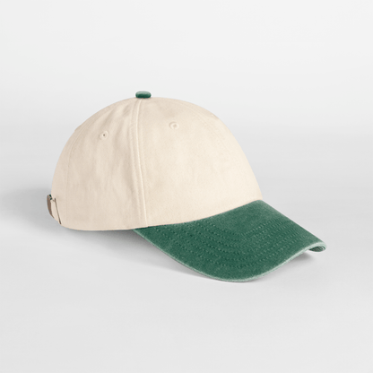 Contrast low profile vintage cap