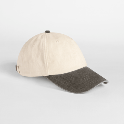 Contrast low profile vintage cap