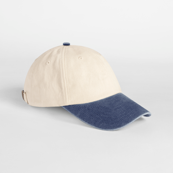 Contrast low profile vintage cap