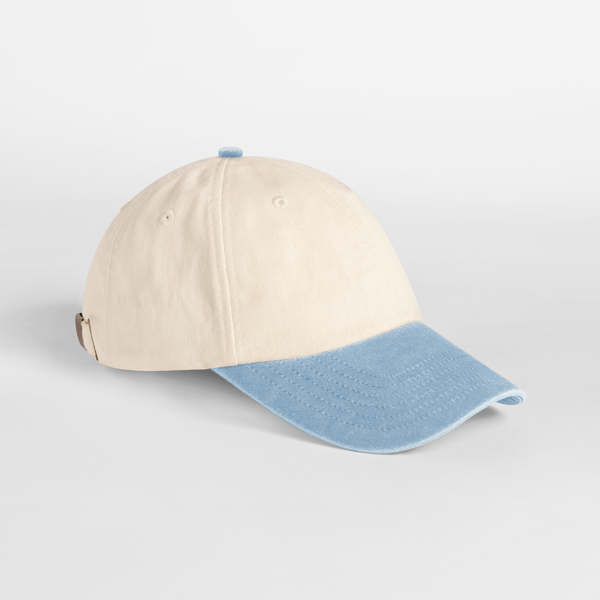 Contrast low profile vintage cap