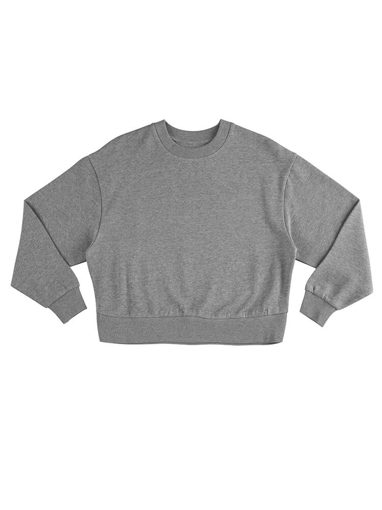 Heavyweight cropped sweatshirt