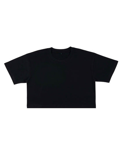 Cropped t-shirt med lös passform för kvinnor