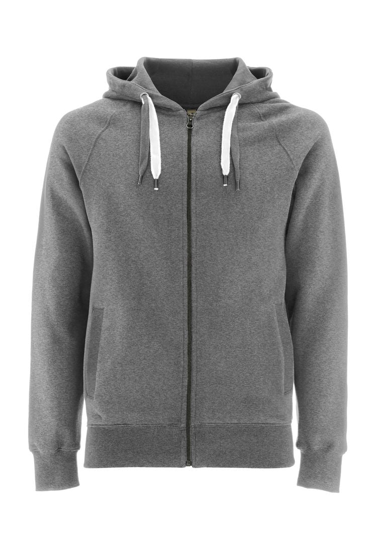 Organic zip-up hoodie