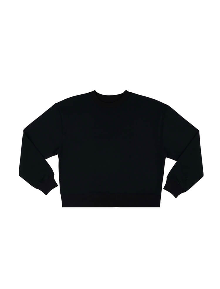 Dropped shoulder organic sweatshirt