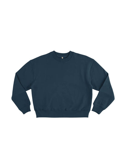 Dropped shoulder organic sweatshirt