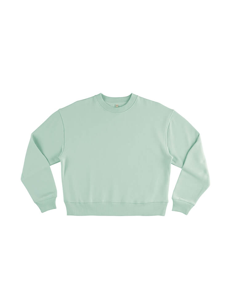 Dropped shoulder organic sweatshirt
