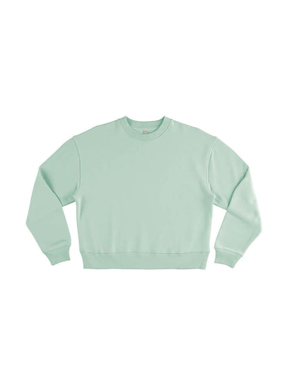Dropped shoulder organic sweatshirt