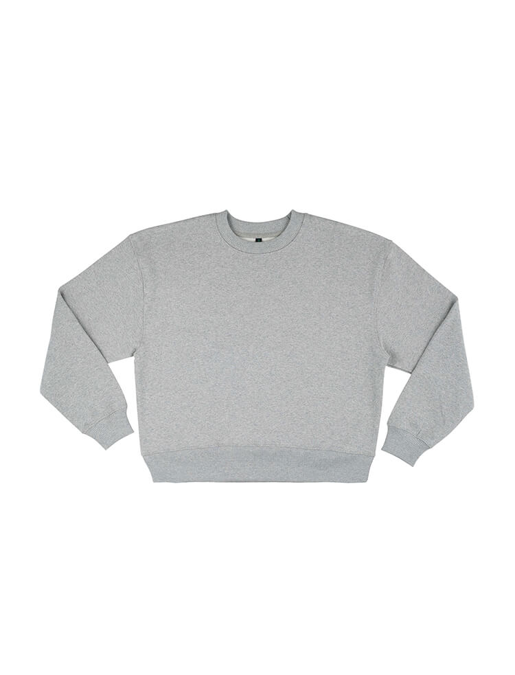 Dropped shoulder organic sweatshirt