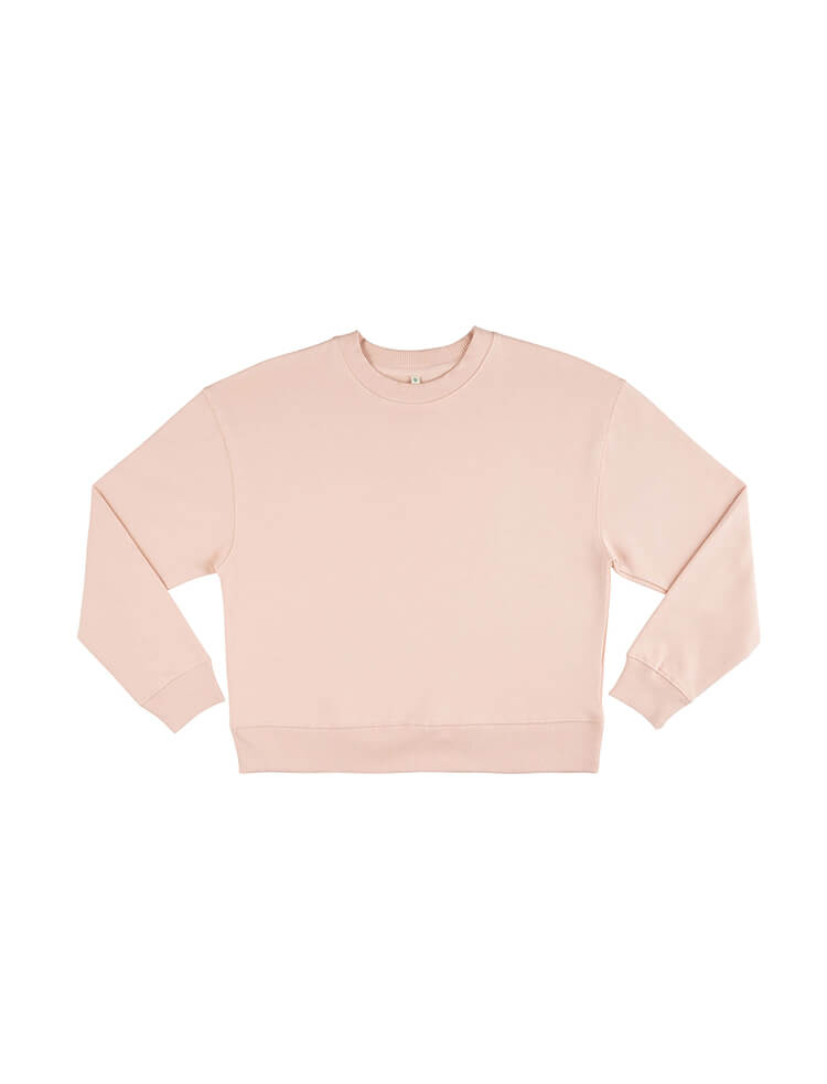 Dropped shoulder organic sweatshirt