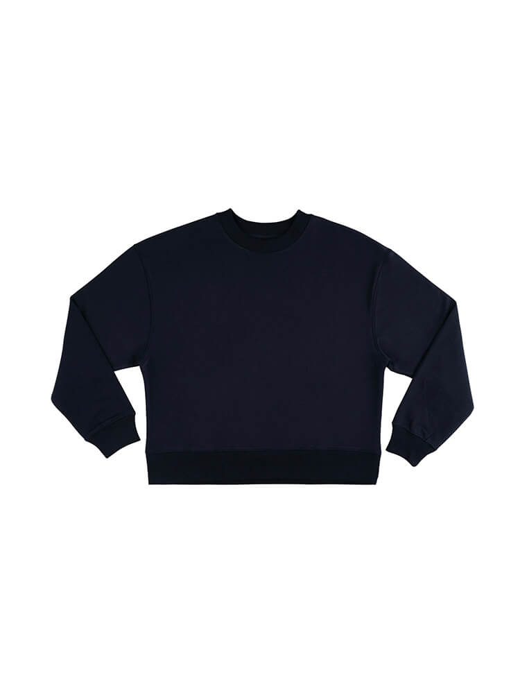 Dropped shoulder organic sweatshirt