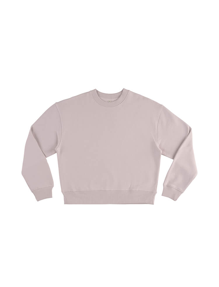 Dropped shoulder organic sweatshirt