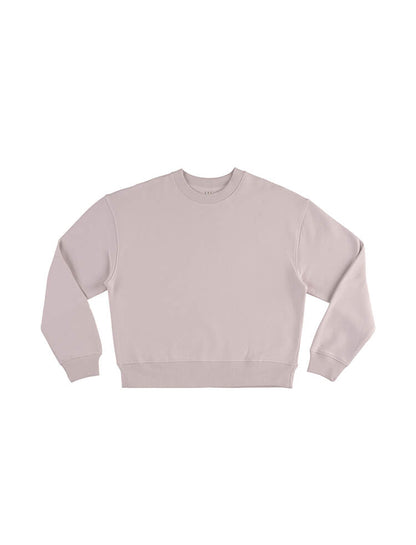 Dropped shoulder organic sweatshirt