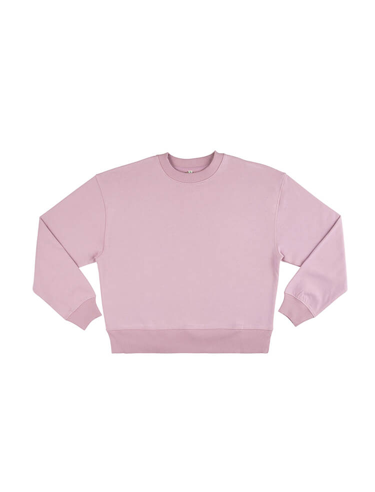 Dropped shoulder organic sweatshirt