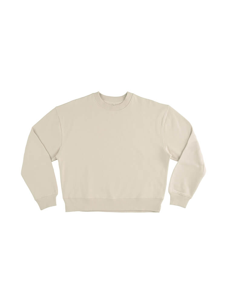 Dropped shoulder organic sweatshirt