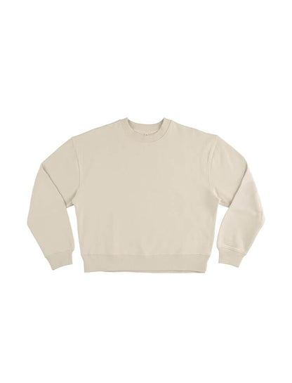 Dropped shoulder organic sweatshirt