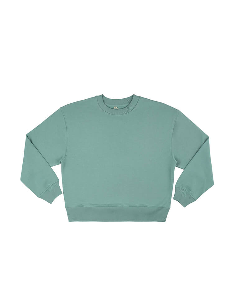 Dropped shoulder organic sweatshirt