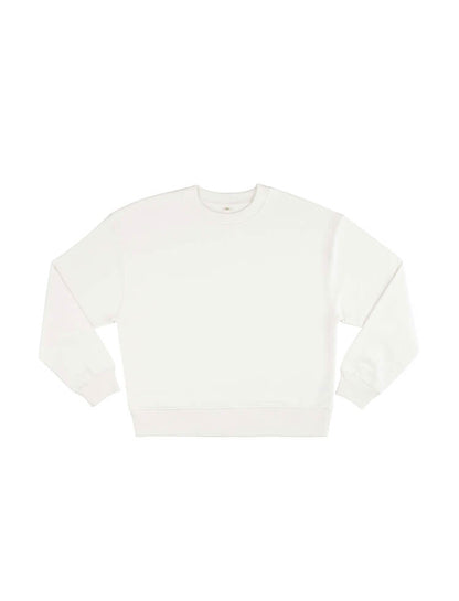 Dropped shoulder organic sweatshirt